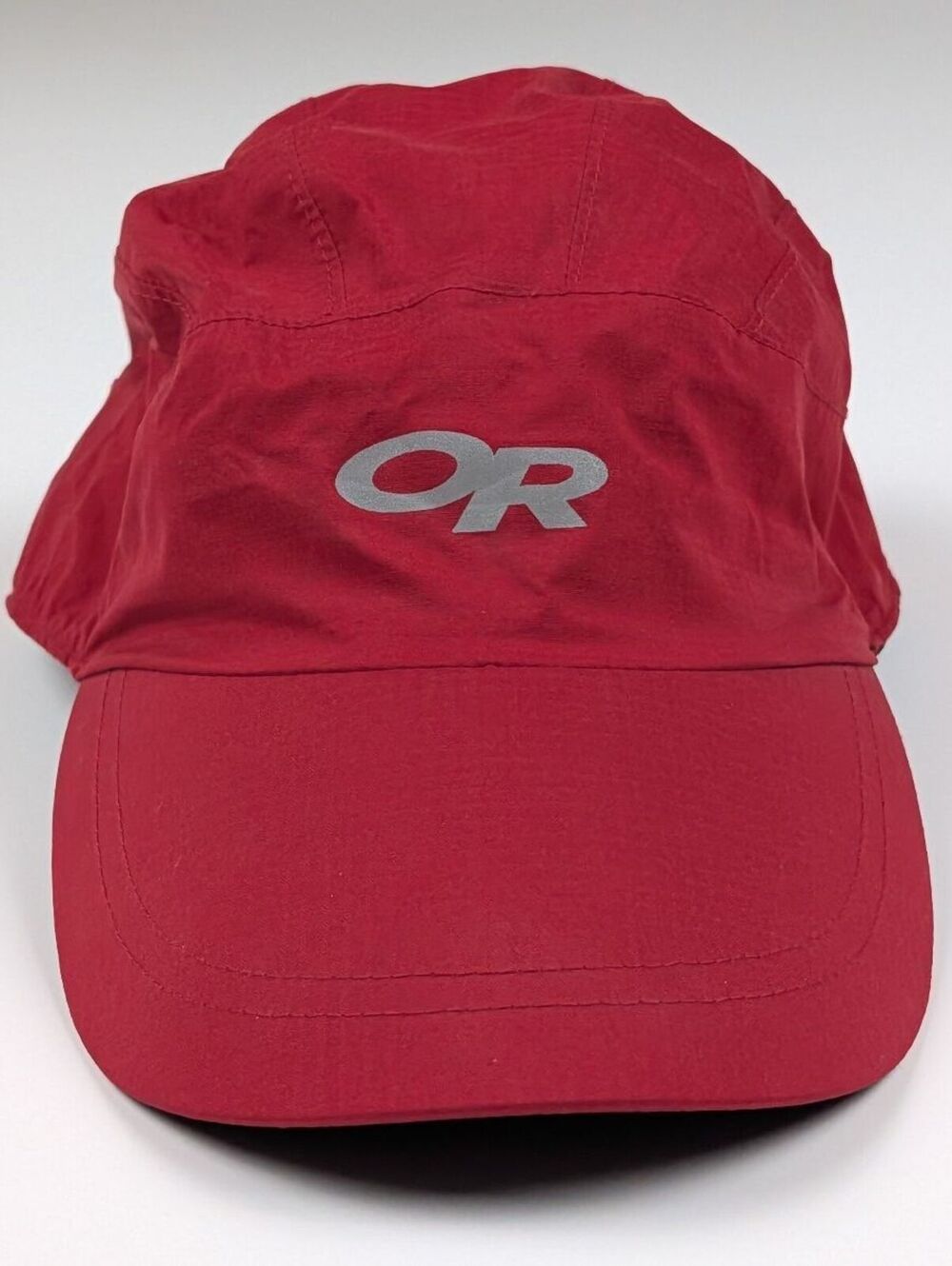 Outdoor Research Pertex Shield Hat Red Waterproof 5 Panel Techwear Gorpcore